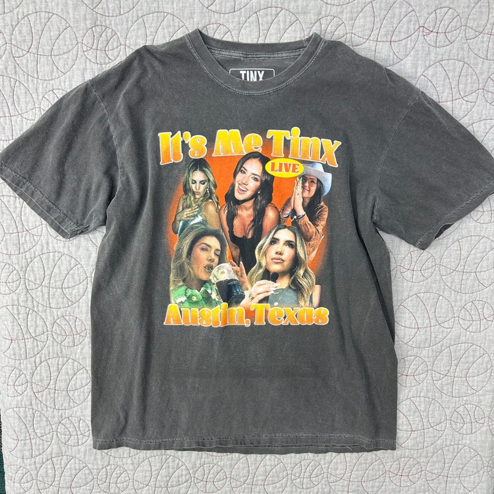 Tinx Graphic T-Shirt Austin Texas "Rodeo" Tour Christina Najjar Women's One Size